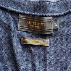 ウールベスト　紺色　サイズ:L:Lの画像