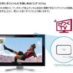 SONYテレビパソコンVPCL247FJ Win10 すぐつくTV HDD２TB　メモリ６GB　ブルーレイ対応の画像