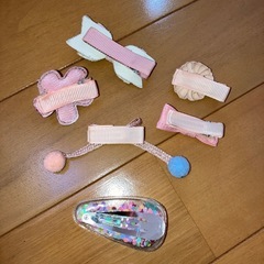 ヘアゴム　ヘアピンの画像