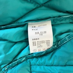 美品ライトダウンジャケットの画像