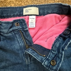 キッズ　裏起毛パンツ　女の子の画像