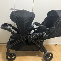 カトージ 二人でゴーDX シングルタイヤ ブラック の画像