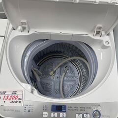 リサイクルショップどりーむ荒田店　No5145 洗濯機　シャープ　２０１６年製　５．５kg容量　一人暮らしにの画像