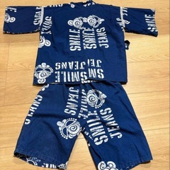 ヒスミニ　甚平　セットアップ　100cmの画像