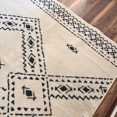 ニトリ ラグ 185x185の画像