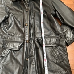 カウレザー　メンズ　レザージャケットの画像