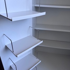 本棚 ホワイトの画像