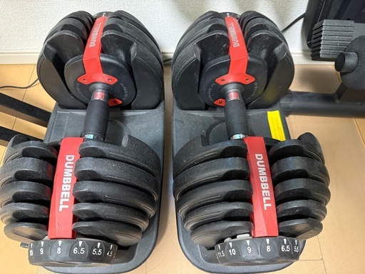 可変式ダンベル（24kgまで）&トレーニングベンチ