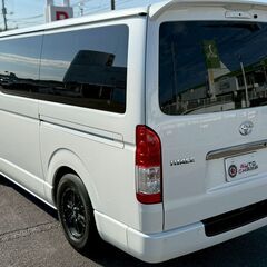 トヨタ　ハイエースバン　スーパーGLダークプライムⅡ標準ボディ　車検R8.2月まで　アルパインナビ　ETC　スタッドレスタイヤ付き　LED　ハンドルロック付きの画像