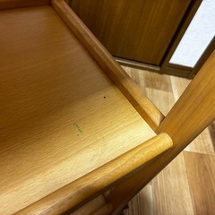 木製 3段ワゴン／キャスター付きの画像