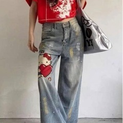 ハローキティジ－ンズの画像