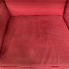 取りに来れる方限定！IKEAの２人掛けソファーです！の画像