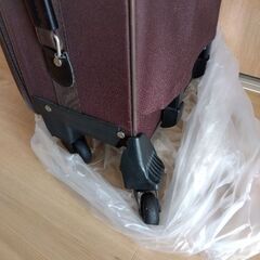 スーツケース　茶色の画像