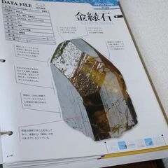 鉱物コレクションとデータブックの画像