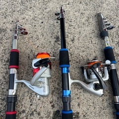 釣竿　リールの画像
