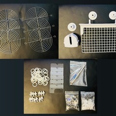 GEX 小動物用飼育ケージ アクリル ルーム Ⅲ 500High ケージ フクロモモンガ   中古品の画像