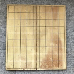 木製 囲碁・将棋両用盤 レトロの画像