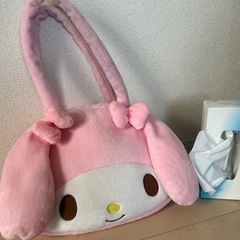 マイメロディ フェイス バッグ カバンの画像