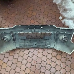 デリカd5 フロントバンパー　ビッグフォグ　パールホワイトの画像