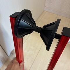 GORIX ゴリックス 自転車折りたたみスタンド KW-30 レッド L字型の画像