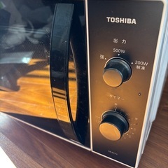 （予約済み ）TOSHIBA 東芝単機能レンジ ER-M17Yの画像