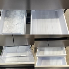 【プラズマクラスター】2022年製SHARP フレンチ6ドア冷蔵庫504L/無線LAN音声案内機能！の画像