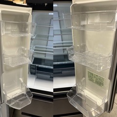 【プラズマクラスター】2022年製SHARP フレンチ6ドア冷蔵庫504L/無線LAN音声案内機能！の画像