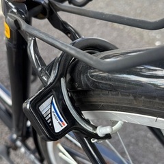 27インチ 自転車（ブラック）／シティサイクルの画像