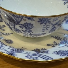 A7151【ノリタケ】ブルーソレンティーノ カップ＆ソーサーの画像