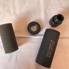 KM企画 サイレンサー 14mm正逆ネジ対応 60mm 25スリム SLS60の画像