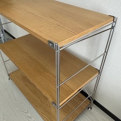 無印良品ユニットシェルフ(ワイド小)　オーク材の画像