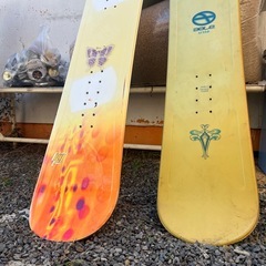 スノーボード　板　二枚セットの画像