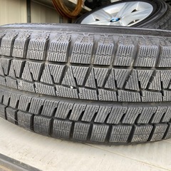 BMW純正アルミとブリザックスタッドレスタイヤの画像