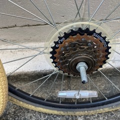 ⭕️ 自転車　ホイール　タイヤ　6速スプロケット　20インチ　37-451の画像