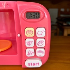 玩具　ままごと　レンジの画像