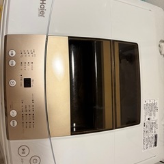 Haier aier JW-K70M　7kg せんたく洗濯機の画像