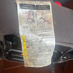 コンビのチャイルドシートの画像