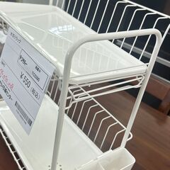 ★リユースのサカイ千葉中央店★  水切りラック ホワイト H39×D32×W35 クリーニング済み TC5390の画像