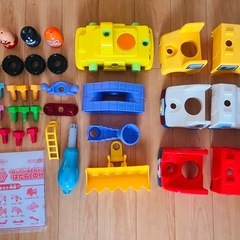 アンパンマン　ねじねじチェンジ！はたらくのりもの　くみたてDIY ブロックの画像