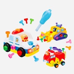 アンパンマン　ねじねじチェンジ！はたらくのりもの　くみたてDIY ブロックの画像