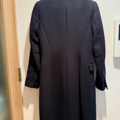 ZARA woman ロング丈ダブルブレストコートの画像