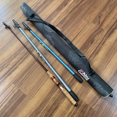 釣竿3本＋ケースセット の画像