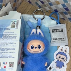 正規品　ラブブ　イニシャル　【Ｏ】　青　きーほキーホルダーの画像