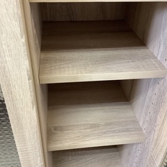 【リサイクルサービス八光】幅90㎝　YMワールド　ガラスキャビネット CRN-9090GDの画像