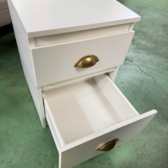 【お取引終了】白くて取っ手がかわいい収納ラック（商品番号14541）の画像