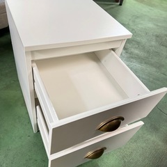 【お取引終了】白くて取っ手がかわいい収納ラック（商品番号14541）の画像