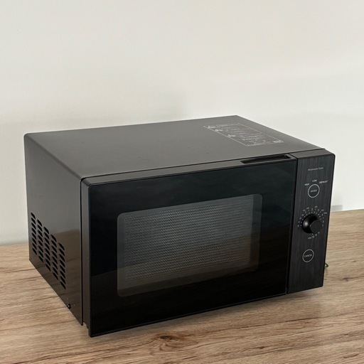 YAMAZEN 山善 電子レンジ ブラック YRL-F180(B) 2021年製 ヤマゼン 電子レンジ 2021年製 YRL-F180 ブラック 50/60Hz あたため