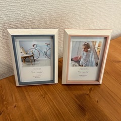 フォトフレーム2個セット/受付サイン/結婚式受付の画像