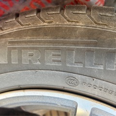 15インチ 195/65R15 スタッドレスタイヤ＆アルミホイールセット4本の画像