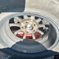 15インチ 195/65R15 スタッドレスタイヤ＆アルミホイールセット4本の画像